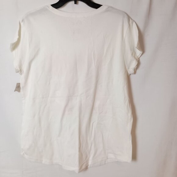 City Streets The Mama Kahuna T-Shirt L White Pink Graphic Tee NWT Cotton - Picture 5 of 5